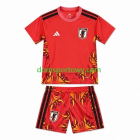 Koszulka Japonia Bramkarska Dziecięcy Domowe Koszulki Piłkarskie World Cup 2026 Krótki Rękaw